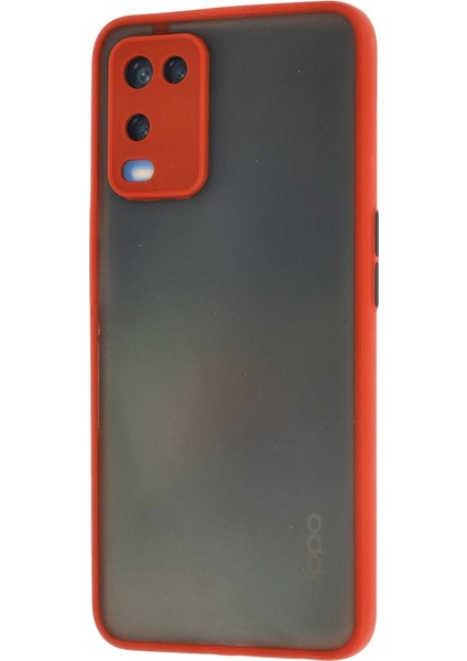 Oppo A54 4g Kılıf Montreal Silikon Kapak - Kırmızı modelleri