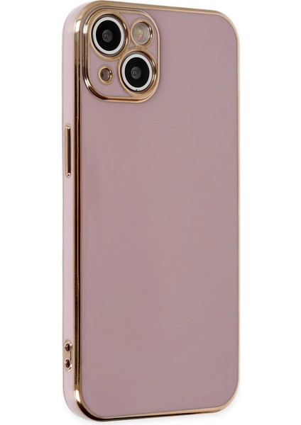 Iphone 14 Kılıf Volet Silikon - Mor