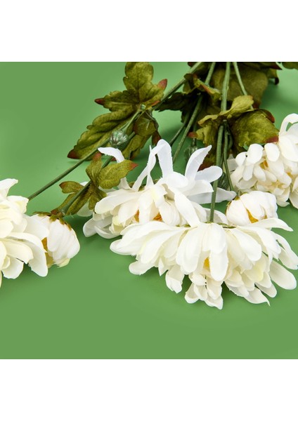 Deco Krizantem Dal Çiçek - Krem - 84 cm modelleri