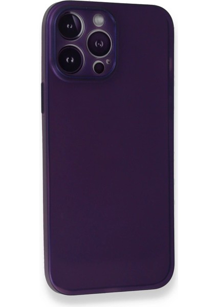 Iphone 14 Pro Max Kılıf Pp Ultra Ince Kapak - Mor modelleri