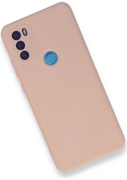 General Mobile Gm 21 Plus Kılıf Nano Içi Kadife Silikon - Pudra modelleri