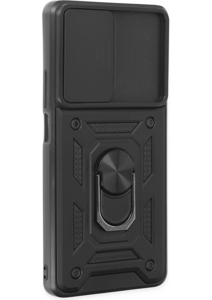 Xiaomi Mi 11T Pro Kılıf Pars Lens Yüzüklü Silikon - Siyah fiyatları