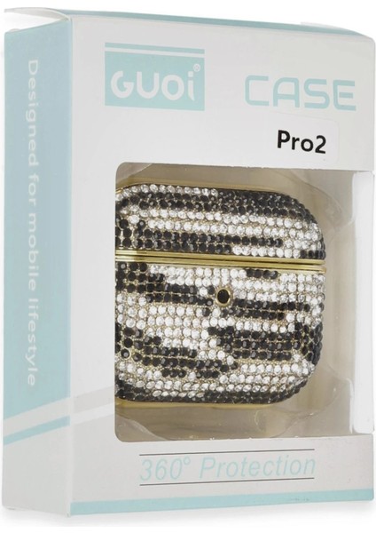 Airpods Pro 2 (2.nesil) Klor Taşlı Kılıf - Desen 5-(5796) fırsatları