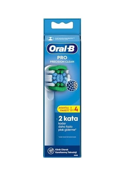 Oral-B Precision X-Filament Şarjlı Diş Fırçası Yedek Başlığı 4 Adet