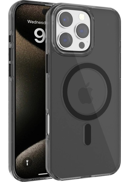 Joko Iphone 16 Pro Max Gleam Pc Sert Magsafe Kılıf - Siyah