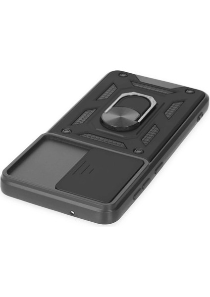 Samsung Galaxy S21 Fe Kılıf Pars Lens Yüzüklü Silikon - Siyah fırsatları