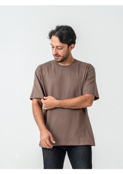 Unisex Erkek/kadın Oversize Bisiklet Yaka %100 Pamuk Baskılı Ipek Yolu T-Shirt modelleri