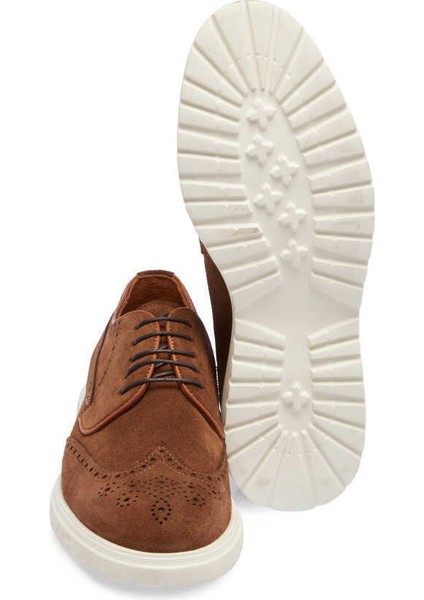 Taba Hakiki Süet Deri Erkek Casual Ayakkabı - E24I1AY56765-K59