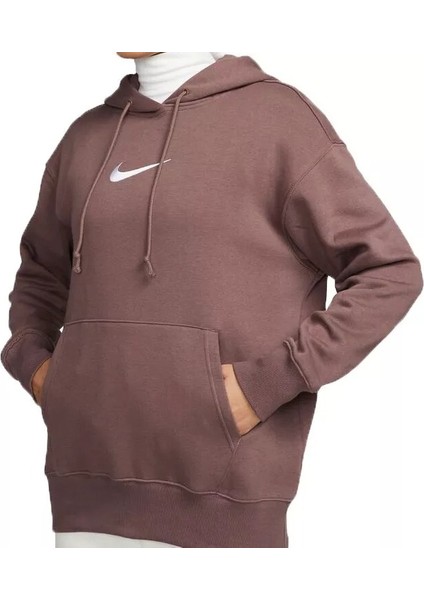 Sportswear Gel-Midi Swoosh Oversized Fleece Pullover Kadın Kapüşonlu Sweatshirt FD0892-034 indirimleri