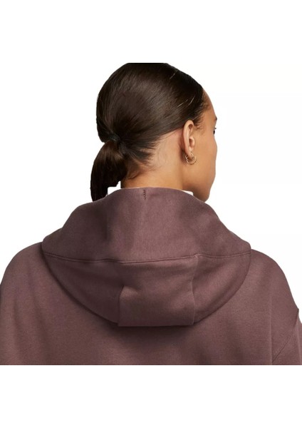 Sportswear Gel-Midi Swoosh Oversized Fleece Pullover Kadın Kapüşonlu Sweatshirt FD0892-034