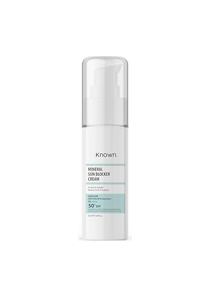 Known Mineralli Ultra Nemlendirici Güneş Koruyucu Krem Spf 50+, 50 ml