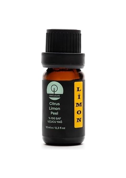 Unicuslife% 100 Saf Doğal, Limon Yağı (Seyreltilmemiş) 10 ml