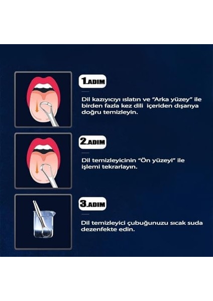 Dil Temizleme Kazıyıcı, Paslanmaz Çelik, Dil Temizleyici, Taze Nefes Bakım Kazıyıcı, Ağız Bakımı Için Mükemmel Kolay Kullanım