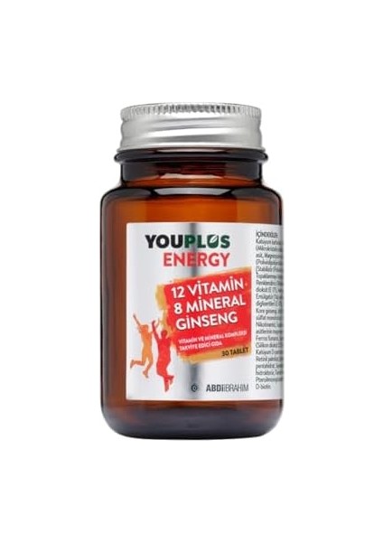 Youplus Energy 12 Vitamin ve 8 Mineral Kompleksi 30 Tablet modelleri