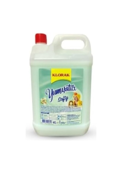 Klorak Softy Çamaşır Yumuşatıcı 4000 ml