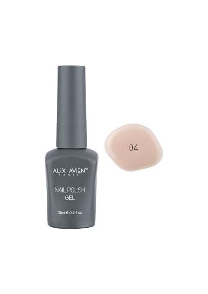 Alıx Avıen Uv Kalıcı Bej Jel Oje 04 - Gel Polish - 12 ml