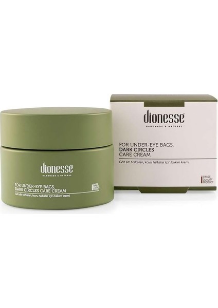 Dionesse Göz Altı Torbaları ve Morluklar Için Gece Göz Altı Bakım Kremi 50 ml | Renk Eşitleyici ve Onarıcı Göz Altı Kremi