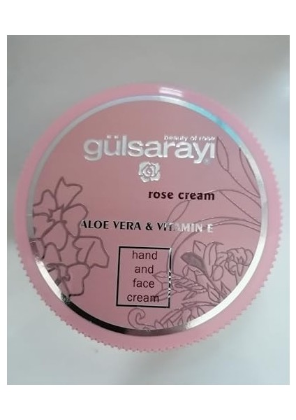 Gülsarayı Aloe Vera ve E Vitaminli Gül Özlü Hassas El ve Yüz Kremi 150ML fiyatları