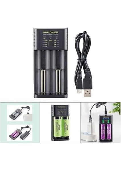 Akıllı Pil Şarj Cihazı Lityum Iyon + Ni Mh + Ni CD PILLER/GT-BC06 fiyatları