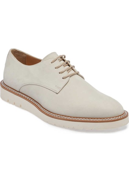 Bej Hakiki Nubuk Deri Erkek Casual Ayakkabı - E24I1AY56759-B23