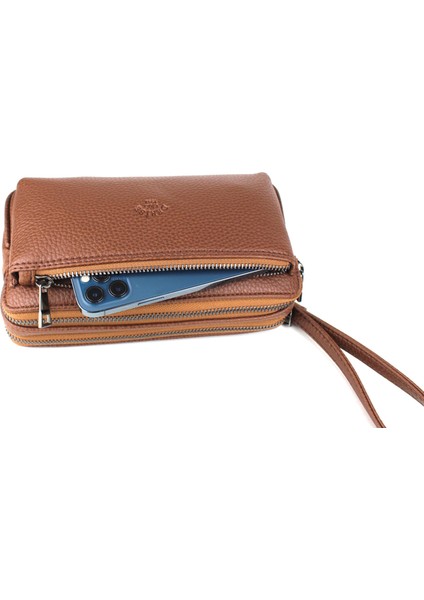 Erkek Taba Renk El Çantası Bileklik Kemerli Portföy Çanta El Çantası modelleri