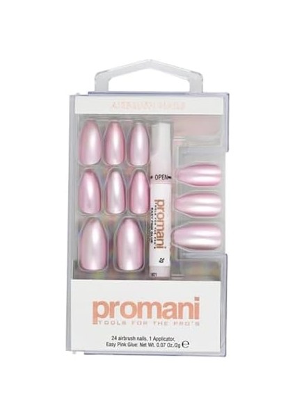 Promani Pearl Pink Takma Tırnak Kiti PR-5653
