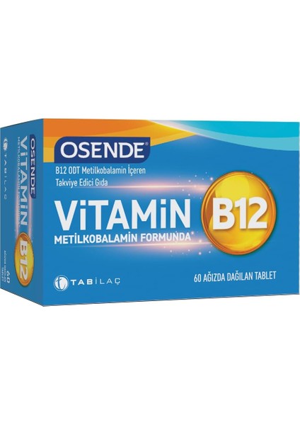 Osende Vitamin B12 60 Tablet fiyatları