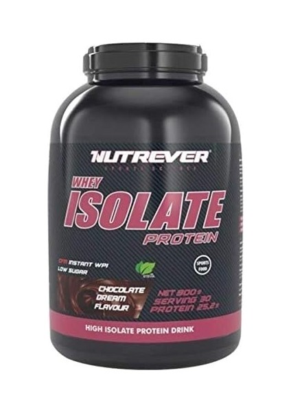 Nutrever Whey Isolate Protein - Çikolata, 1800 gr