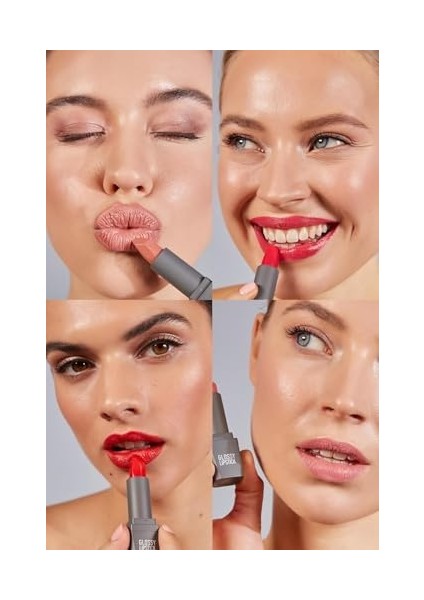 Alıx Avıen Uzun Süre Kalıcı Yoğun Renk Veren Nemlendirici Parlak Ruj - Glossy Lipstick 314 Dirty Rose modelleri