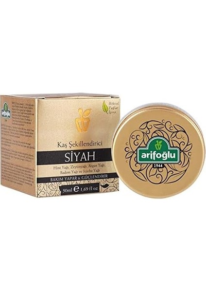 Arifoğlu Kaş Şekillendirici - Siyah Rengi 50ML- Bakım Yapar & Güçlendirir