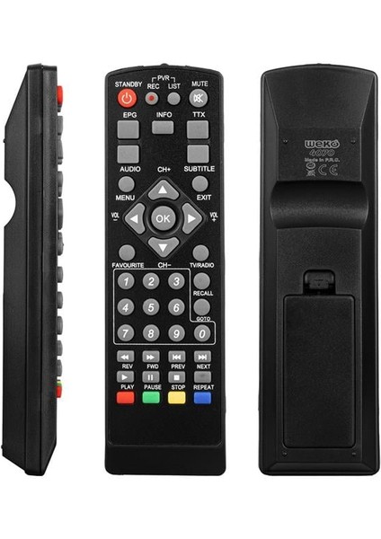 Mersat Mini Hd - Grundig Dsr 7150 - Botech 2010 / 7200 Hd - Akiwa Akw 18500 - Yumatu Slim Hd uydu Alıcı Kumandası