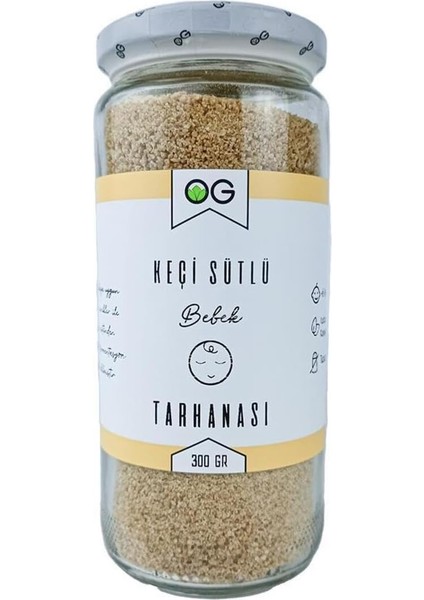 Og Keçi Sütlü Bebek Tarhanası 300 gr +6 Ay