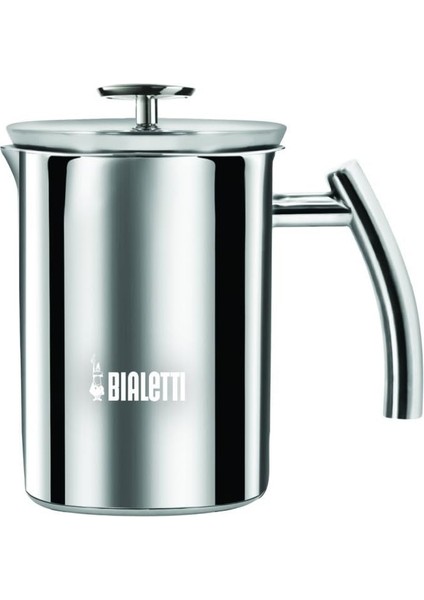 - Süt Köpürtücü - 330ML - Paslanmaz Çelik Gövde ve Kapak - Çift Diskli Çırpıcı Kapak - Tüm Ocak Türleri Için Uygun (Indüksiyon Dahil) - Bulaşık Makinesinde Yıkanabilir