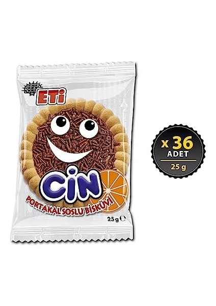 Eti Cin Portakallı Bisküvi 25 G x 36 Adet modelleri