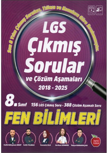 Newton 8. Sınıf Çıkmış Sorular Fen Bilimleri (2018-2025)
