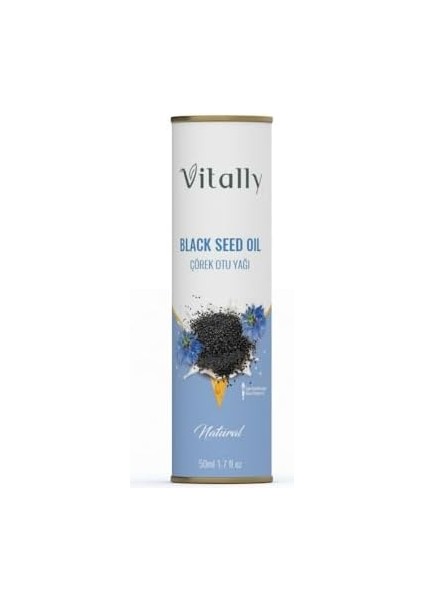 Vitally Çörekotu Yağı 50 ml (Soğuk Sıkım)