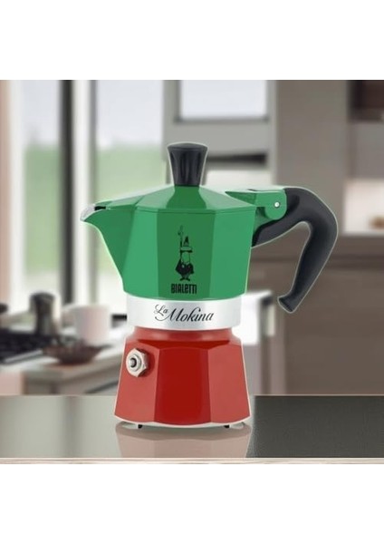 - Italia: 1 Cup Ocak Üstü Espresso Pişirici - 40ML - Renk - Gövde - Patentli Valfi - Tüm Ocak Türleri Için Uygundur (Indüksiyon Hariç) fiyatları