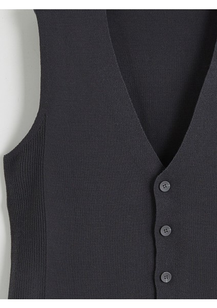 Yeni Sezon Standart Kalıp V Yaka Erkek Triko Yelek fiyatları