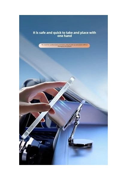 Manyetik Telefon Tutucu, Açısı Ayarlanabilir Süper Güçlü Mıknatıslı Telefon Tutucu, Ayarlanabilir Araba Standı Tüm Akıllı Telefonlar Için Eller Serbest (UN-164) fiyatları