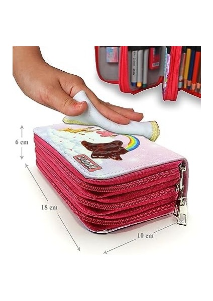 Ülkesi Temalı Modelist Kutusu Vegan Deri Üç Bölmeli fiyatları