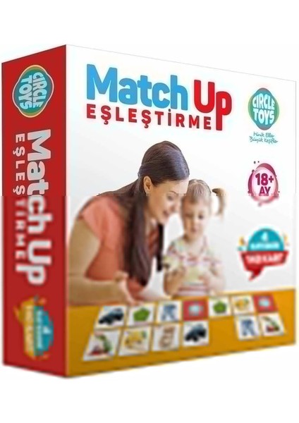 Toys Match Up Eşleştirme Kartları Eğitici Geliştirici Oyun Eşleme Kart