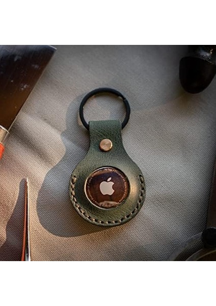 Minimal x Design Anahtarlık Kılıf, Kılıf, Gerçek Deri Kılıfı, Deri Anahtarlık, Gps Takip Cihazı, Kaliteli Kılıf, Orijinal Deri Kılıf (Okyanus Yeşili) modelleri