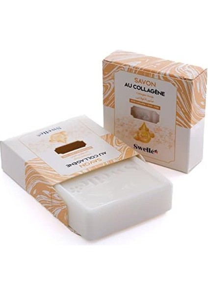 Swelle Kolajen Maske Sabunu 100 gr 1 Adet Doğal Katı Sabun Vücut Yüz Peelingi | Kırışıklık Karşıtı Yaşlanma Karşıtı | Nemlendirici Yüz Maskesi | Yüz Peelingi, Yüz Maskesi, Saç ve Yüz Bakımı