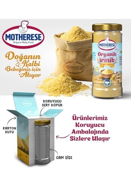 Motherese Organik Bebek Irmiği 330 gr - Motherese Organik Irmik 330 gr - Irmik 330GR modelleri