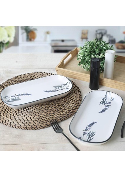 Çiçek Bahçesi Noyan Kayık Tabak 28 cm 2 Adet 18942