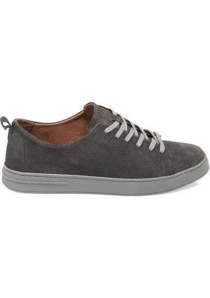 Gri Hakiki Deri Erkek Sneaker - E24I1AY56830-C11