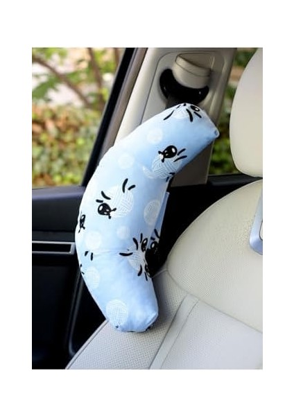 Seyahat Boyun Yastığı Ortopedik Araba Otobüs Uçak Yolculuk Yastığı Koyun Desen 30 x 10 Kurtçuk Yastık Koyun modelleri