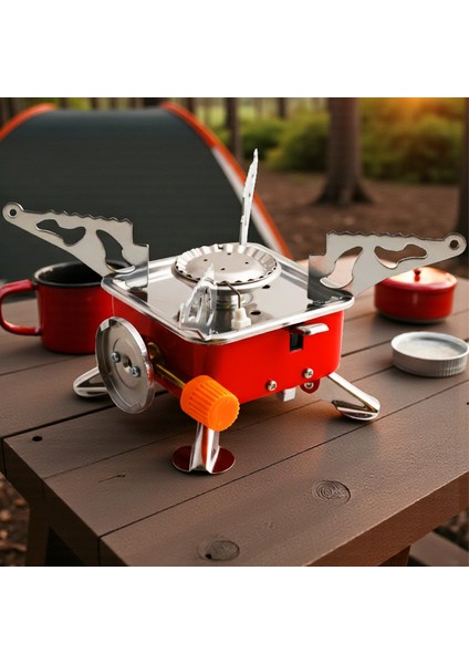 Taşınabilir Mini Tek Gözlü Portatif Kendinden Manyetolu Kamp Ocağı + 2 Adet 400ML Kartuş modelleri