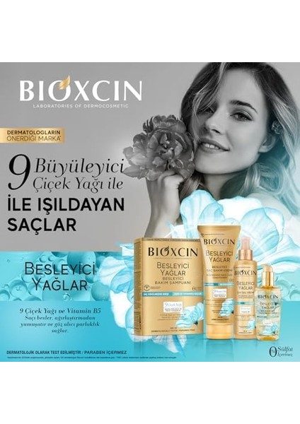 Bioxcin Besleyici Yağlar Bakım Saç Kremi 250 ml - Sülfatsız, Kuru ve Yıpranmış Saçlar Saç Dökülme Karşıtı