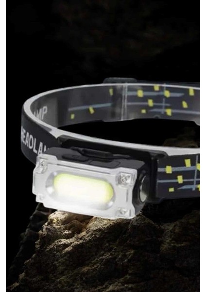 Beyaz LED Işık Sensörlü Kafa Lambası Lityum Batarya LED El Fenerli Şarjlı - CHT6718-5314 modelleri